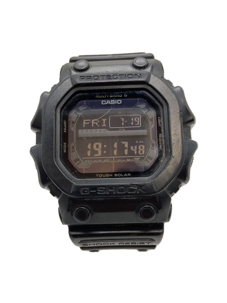 【中古】CASIO◆ソーラー腕時計・G-SHOCK/デジタル/BLK【服飾雑貨他】