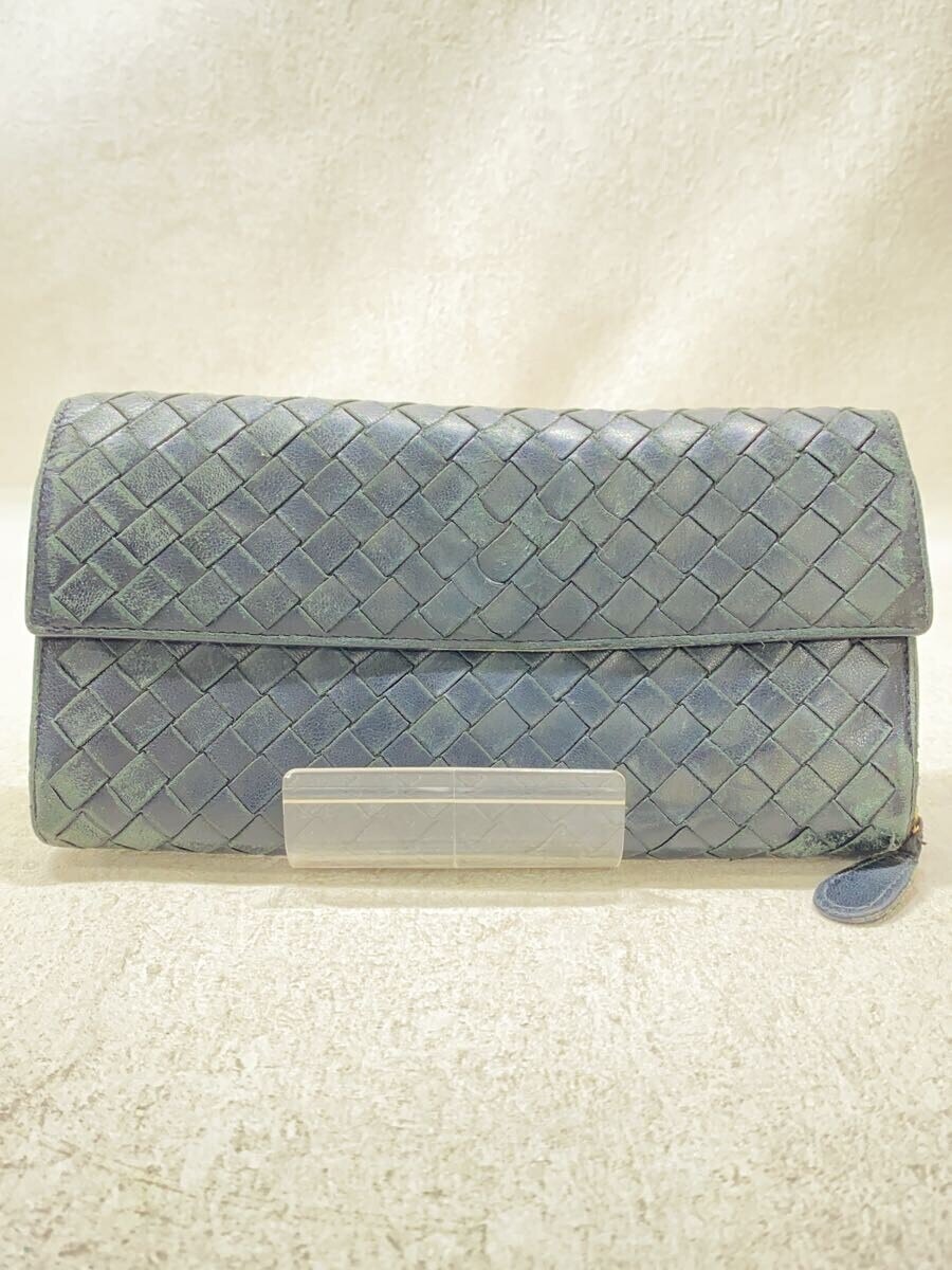 【中古】BOTTEGA VENETA◆長財布/レザー/BLK/メンズ/150509 V0013 1000【服飾雑貨他】