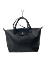 【中古】LONGCHAMP◆ハンドバッグ/レザー/BLK/l1512hyq001【バッグ】(4)