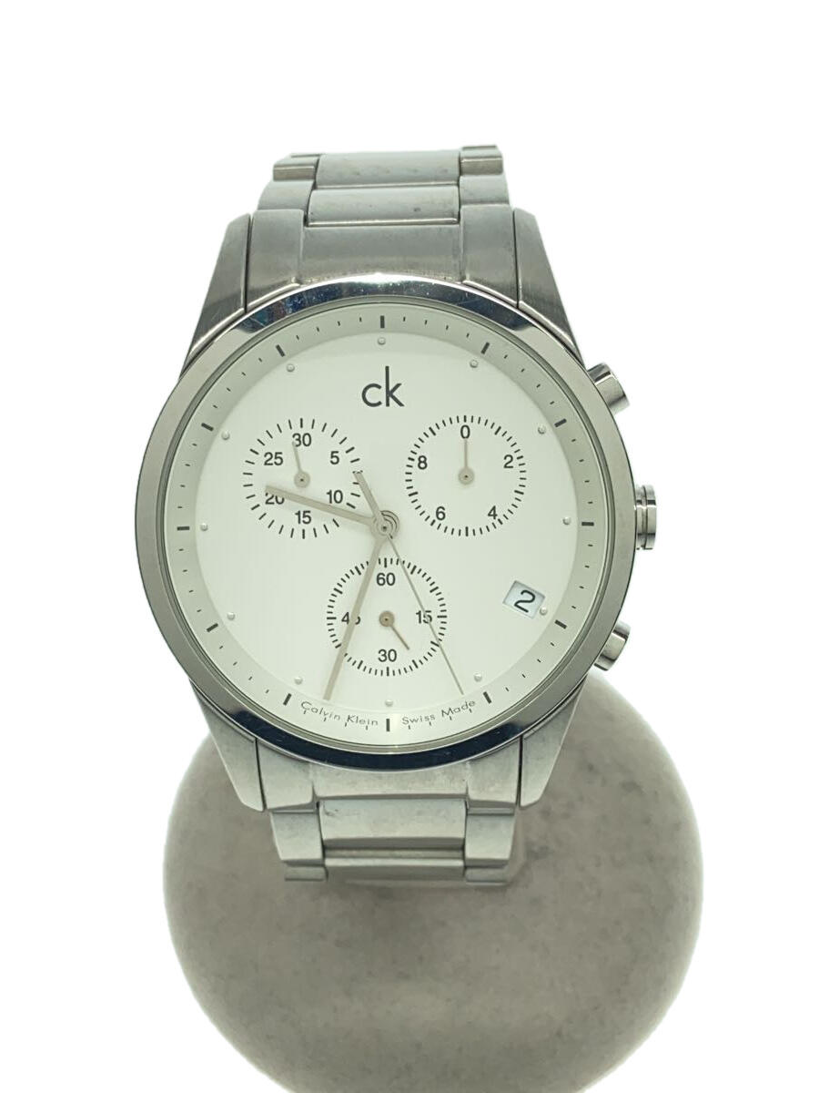 【中古】Calvin Klein◆クォーツ腕時計