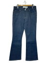 【中古】VICTORIA BECKHAM◆ブーツカットパンツ/29/コットン/IDG/10162【レディースウェア】