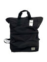 【中古】PORTER GIRL◆リュック/ポリエステル/BLK/無地【バッグ】
