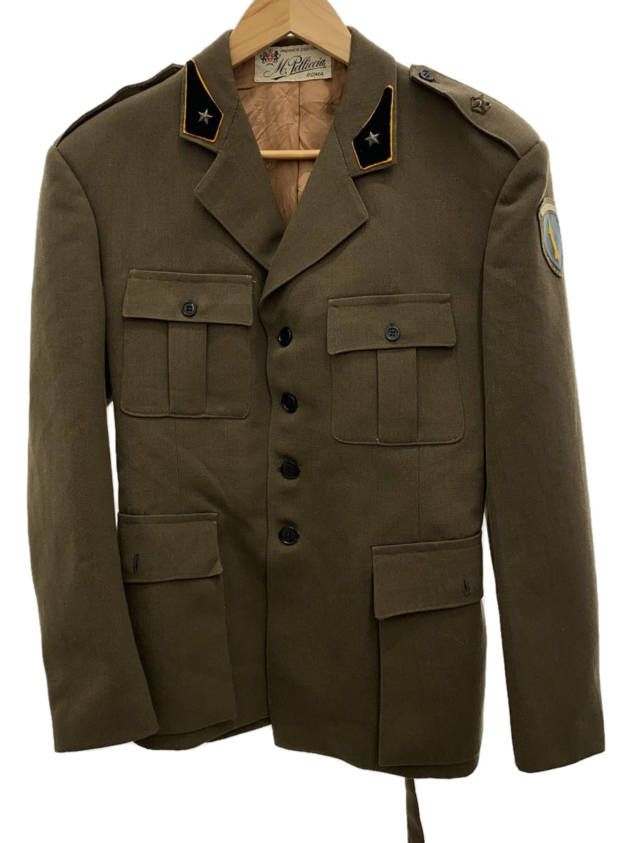 【中古】MILITARY◆ジャケット/--/ウール/KHK【メンズウェア】