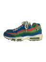 【中古】NIKE◆AIR MAX 95 SE_エアマックス 95 SE/30cm/ブルー【シューズ】