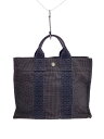 【中古】HERMES◆トートバッグ/キャンバス/GRY【バッグ】(4)
