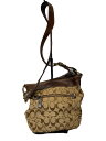 【中古】COACH◆ショルダーバッグ/--/BRW/総柄【バッグ】