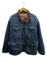 【中古】WRANGLER◆Mens Canvas Jacket/ジャケット/3L/コットン/IDG/無地/214216A-WAB//【メンズウェア】