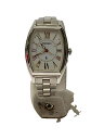 【中古】SEIKO◆ソーラー腕時計/アナログ/ステンレス/WHT/SLV/SS/1B32-0AJ0【服飾雑貨他】