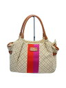 【中古】kate spade new york◆トートバッグ/キャンバス/ベージュ【バッグ】