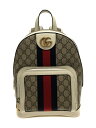 【中古】GUCCI◆リュック/PVC/BEG/総柄/547965/オフディア GGスプリーム【バッグ】