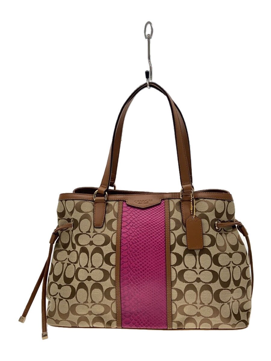 COACH - 【中古】COACH◆シグネチャーハンド//【バッグ】