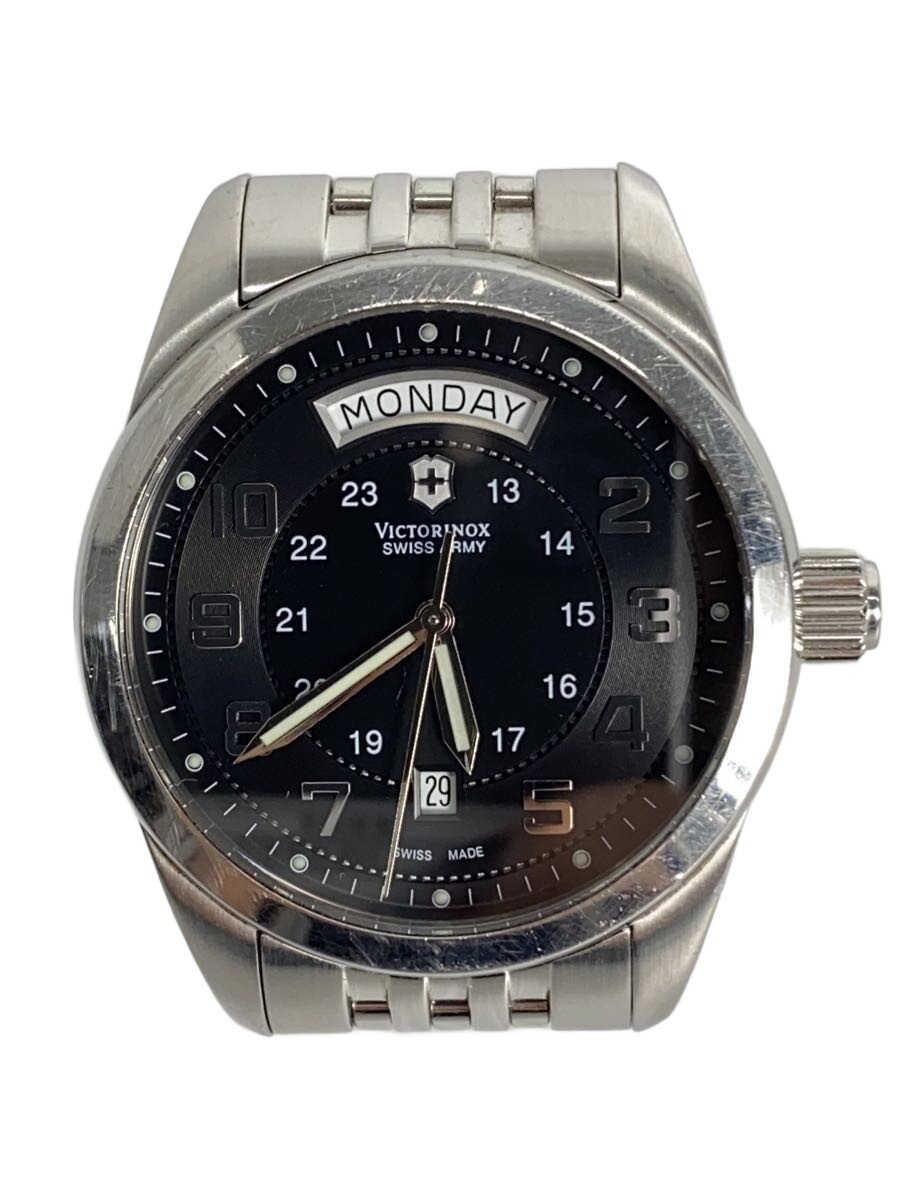 【中古】VICTORINOX◆腕時計/アナログ/ステンレス/シルバー/victorinox swiss army【服飾雑貨他】