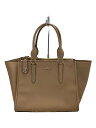 【中古】COACH◆ハンドバッグ/レザー/BEG/33995//【バッグ】