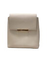 【中古】kate spade new york◆リュック/レザー/BEG/無地【バッグ】