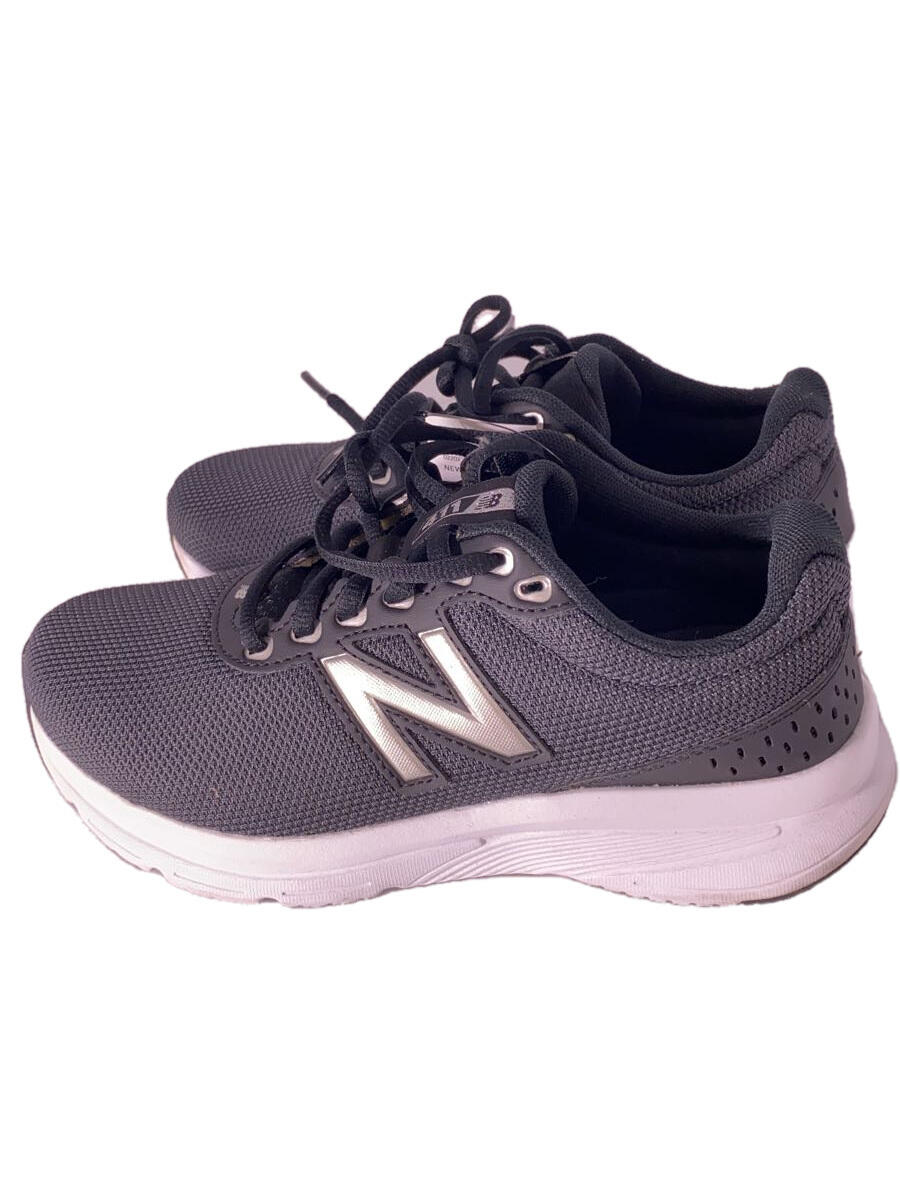 【中古】NEW BALANCE◆ローカットスニーカー/23.5cm/BLK/W411BS2【シューズ】