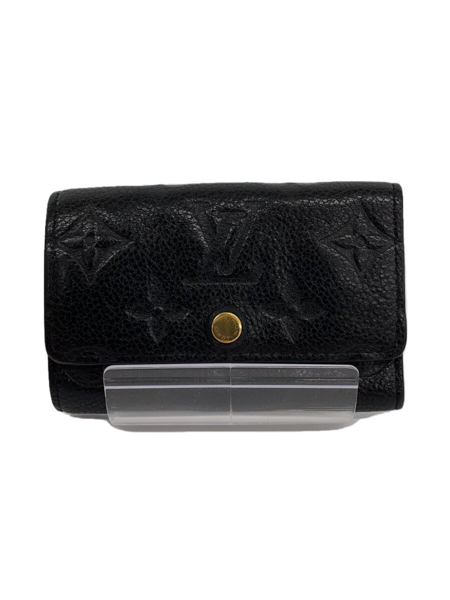 Leather - 【中古】LOUIS VUITTON◆ミュルティクレ6_モノグラム・アンプラント_BLK/牛革/BLK/メンズ【服飾雑貨他】