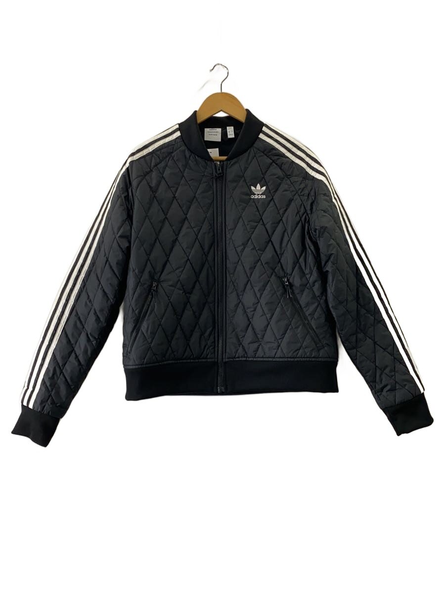 【中古】adidas◆キルティングジャケット/M/ポリエステル/BLK/H11439//【メンズウェア】