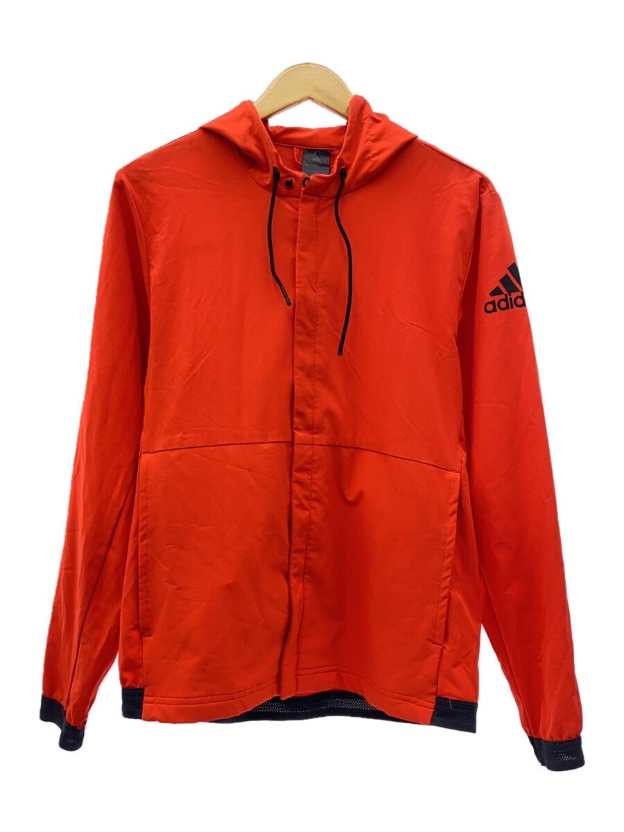【中古】adidas◆スポーツウェアー/M/RED【スポーツ】