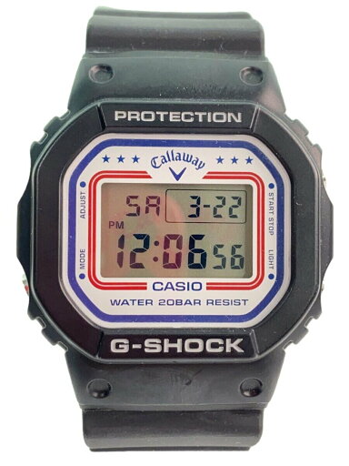 【中古】CASIO◆クォーツ腕時計/デジタル/ラバー/WHT/BLK/DW-5600VT【服飾雑貨他】 【中古】CASIO◆クォーツ腕時計/デジタル/ラバー/WHT/BLK/DW-5600VT【服飾雑貨他】