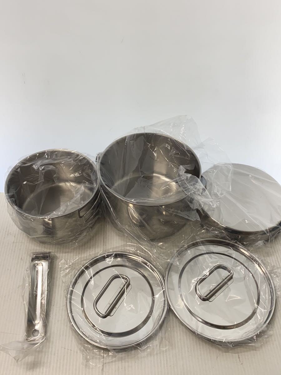 【中古】CAPTAIN STAG◆キャンプ用品その他/ステンレスクッカーセット//【スポーツ】 jumblestore-37728867 2nd STREET 楽天市場店 サンプル画像2