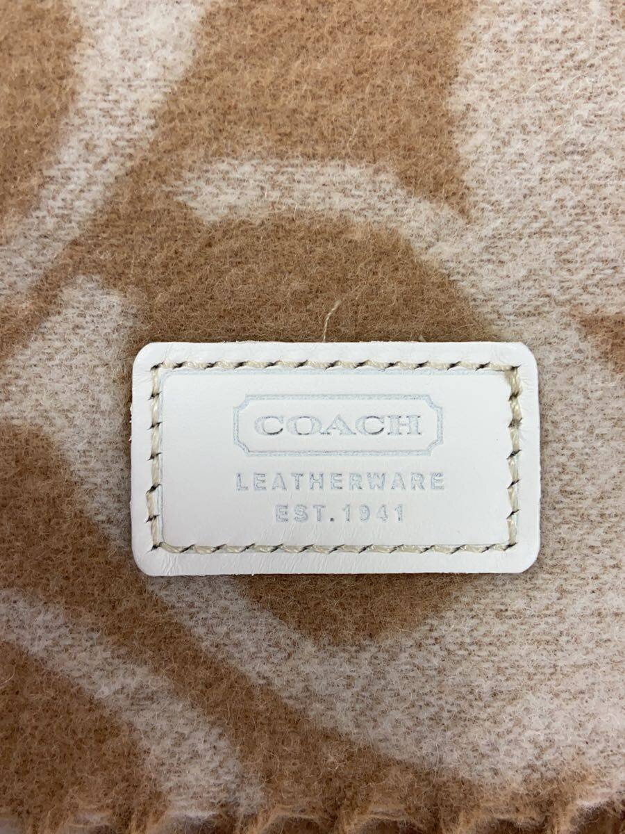 2nd STREET 楽天市場店の【中古】COACH◆マフラー/ウール/CML/総柄/レディース【服飾雑貨他】｜アングル2