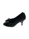【中古】Salvatore Ferragamo◆CARLA70/サイズ表記5/パンプス/--/BLK/レザー/0070【シューズ】(4)