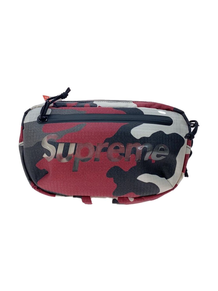 SUPREME - 【中古】Supreme◆21SS/WAIST BAG RED CAMO/ウエストバッグ/ナイロン/RED/カモフラ/迷彩【バッグ】