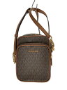 【中古】MICHAEL KORS◆ショルダーバッグ/レザー/BRW/総柄/35F1GTVC2B【バッグ】(4)