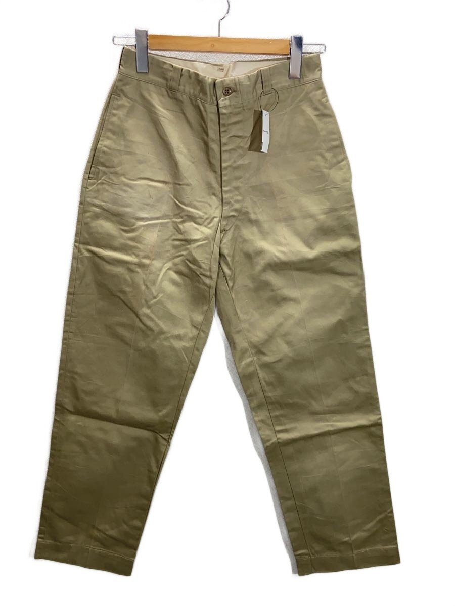 US.ARMY◆prenticeジッパー/ボトム/30/--/BEG/無地/8405-163-8683
