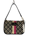 【中古】kate spade new york◆ハンドバッグ/--/BLK/総柄/S738【バッグ】