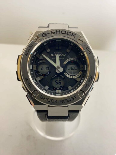 【中古】CASIO◆ソーラー腕時計・G-SHOCK/デジアナ/SLV/BLK【服飾雑貨他】 【中古】CASIO◆ソーラー腕時計・G-SHOCK/デジアナ/SLV/BLK【服飾雑貨他】
