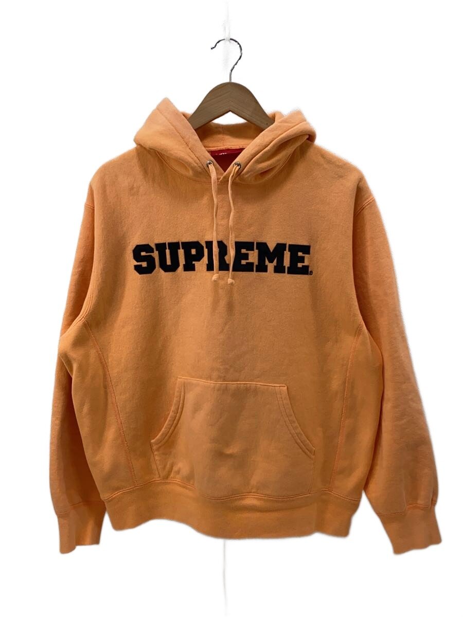 【中古】Supreme◆COLLEGIATE HOODED/パーカー/S/コットン/ORN//【メンズウェア】