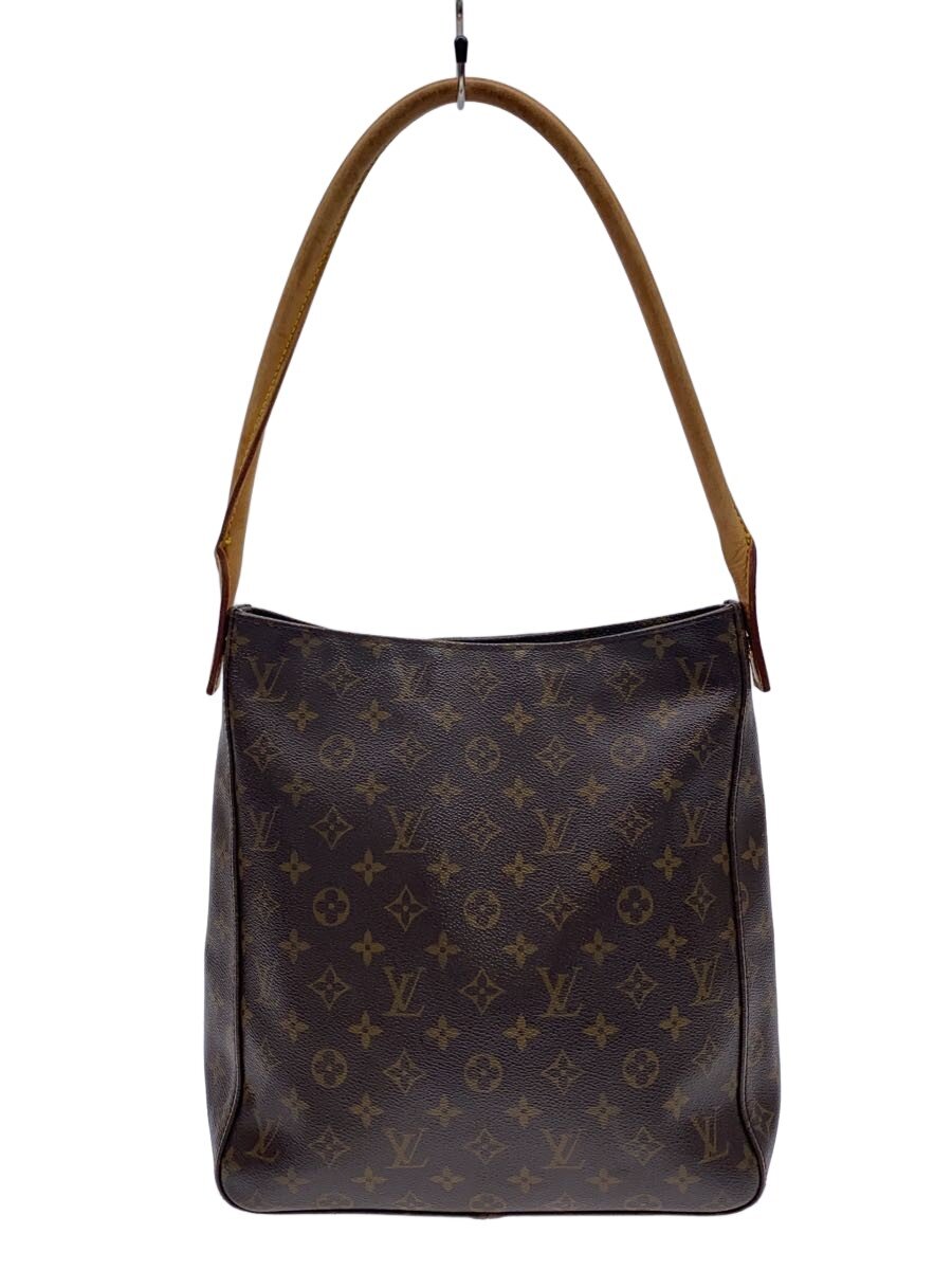 LOUIS VUITTON◆ルーピングGM_モノグラム・キャンバス/PVC/BRW