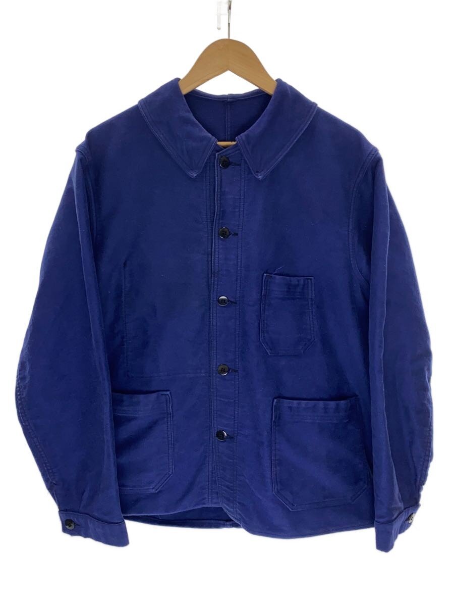 LE LABOUREUR◆60s/フラッシャー付属/モールスキン/EURO Vintage/ジャケット/--/コットン/BLU//
