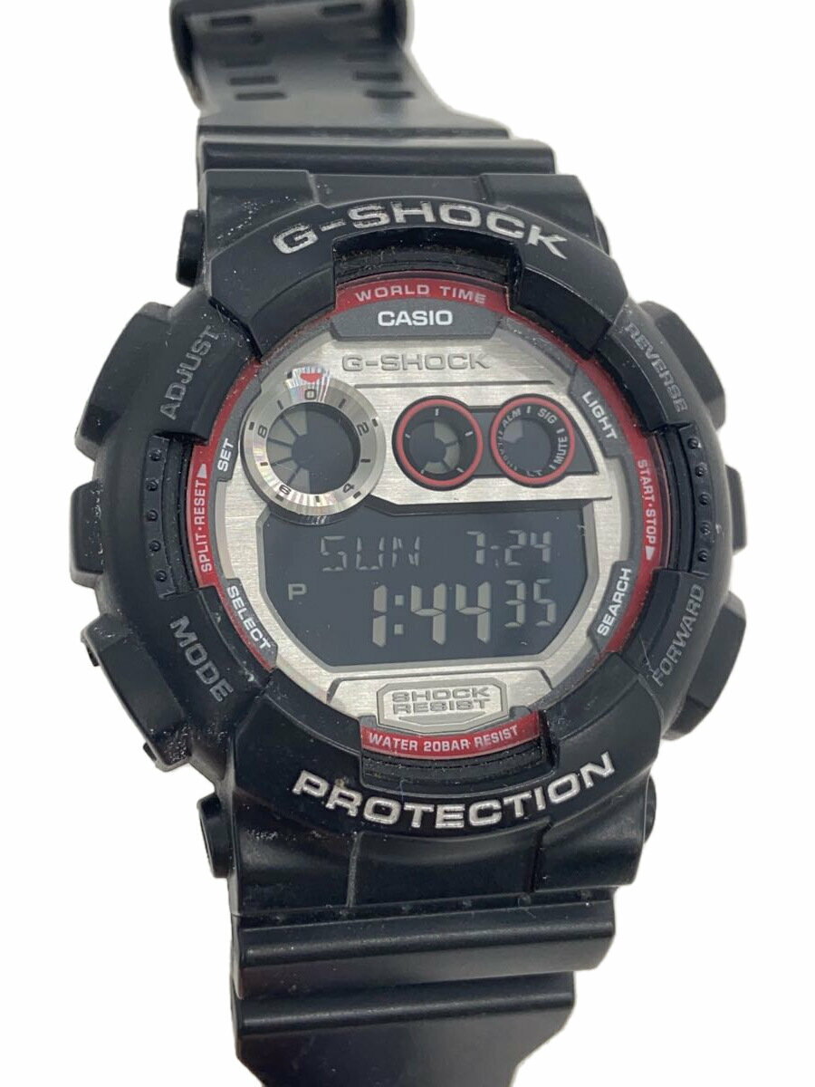 【中古】CASIO◆クォーツ腕時計・G-SHOCK/デジタル/BLK/BLK//【服飾雑貨他】