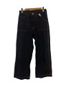 【中古】RICE NINE TEN◆24AW/HEART ICON PAINTER JEANS/ペインターパンツ/1/デニム/BLK【メンズウェア】