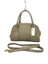 【中古】TOFF&LOADSTONE◆ショルダーバッグ/レザー/GRY/無地【バッグ】