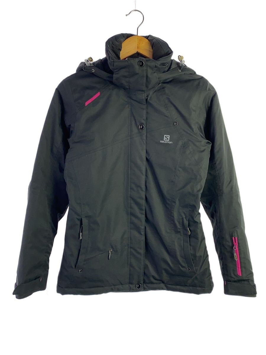 【中古】salomon◆ウェアー/XS/BLK/352567/ウェアーのみ//【スポーツ】