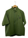 【中古】South2 West8(S2W8)◆S.L. S/S ZIPPED TRAIL SHIRT-N/PU RIPSTOP/L/ナイロン/KHK/0T536...
