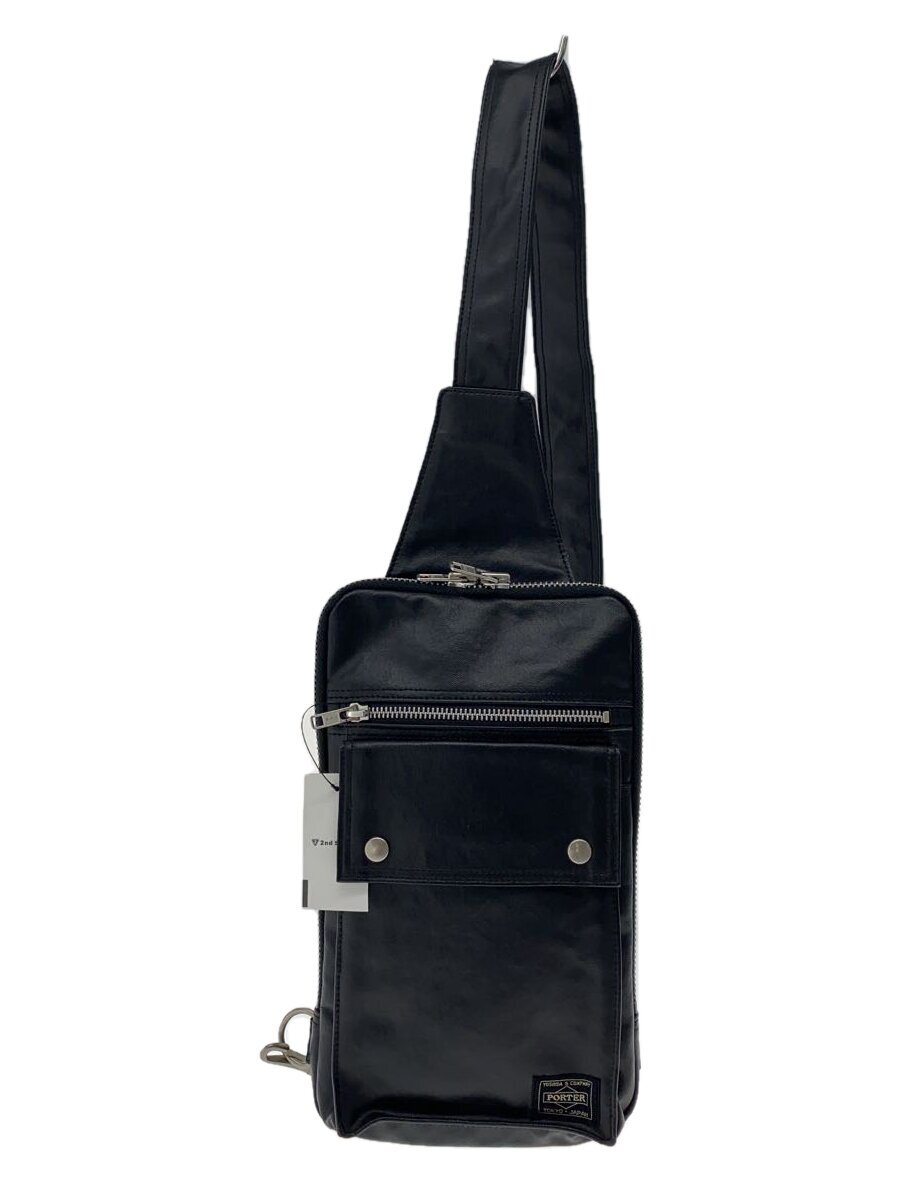 Other - 【中古】PORTER◆フリースタイル/スリングショルダーバッグ/PVC/BLK【バッグ】