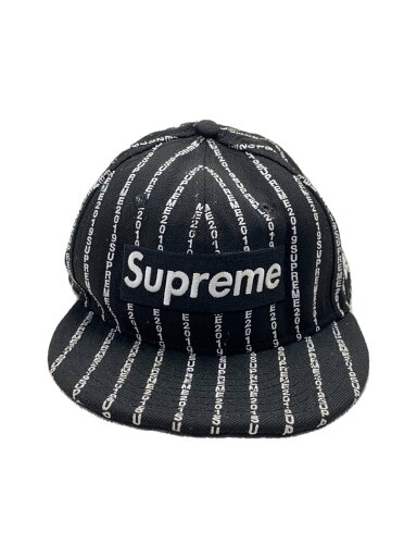 【中古】Supreme◆キャップ/7 1/4/コットン/ブラック/黒/総柄/メンズ/19s【服飾雑貨他】 【中古】Supreme◆キャップ/7 1/4/コットン/ブラック/黒/総柄/メンズ/19s【服飾雑貨他】