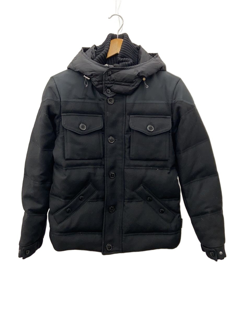 【中古】MONCLER◆REPUBLIQUE GIUBBOTTO/ダウンジャケット/O/ウール/BL ...