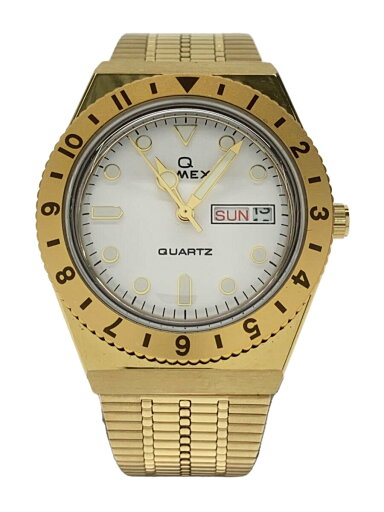 【中古】TIMEX◆クォーツ腕時計/アナログ/ホワイト/ゴールド/TW2U95800【服飾雑貨他】 【中古】TIMEX◆クォーツ腕時計/アナログ/ホワイト/ゴールド/TW2U95800【服飾雑貨他】
