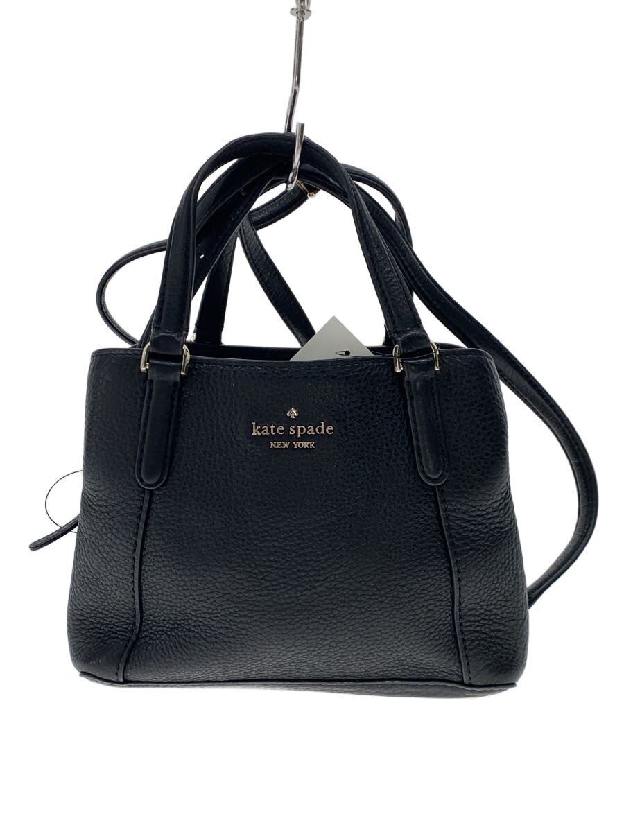 KATE SPADE - 【中古】kate spade new york◆ショルダーバッグ/レザー/BLK/WKRU6258【バッグ】