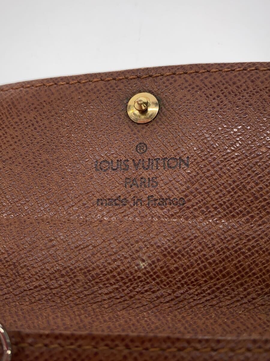 【中古】LOUIS VUITTON◆ミュルティクレ6_モノグラム_BRW/--/BRW/メンズ//【服飾雑貨他】