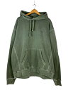 【中古】COACH◆パーカー/L/コットン/カーキ/CF811/フェード【メンズウェア】