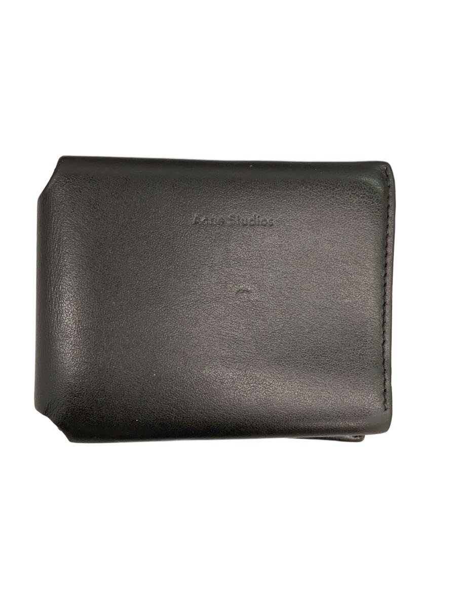 【中古】Acne Studios(Acne)◆2つ折り財布/レザー/BLK/無地/レディース/cg0005-900000/フォールドウォレット【服飾雑貨他】