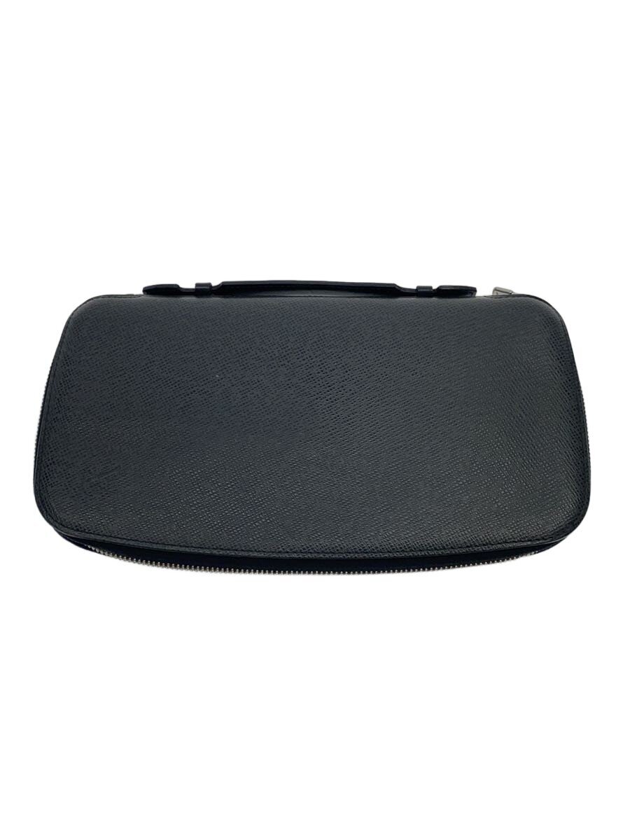 乐天商城 - 【中古】LOUIS VUITTON◆オーガナイザー・アトール_タイガ/レザー/BLK/無地/メンズ【服飾雑貨他】