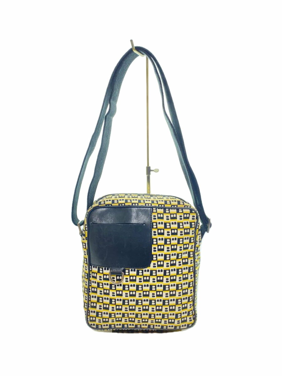 楽天2nd STREET 楽天市場店【中古】BALLY◆ショルダーバッグ/キャンバス/YLW/総柄/B柄【バッグ】