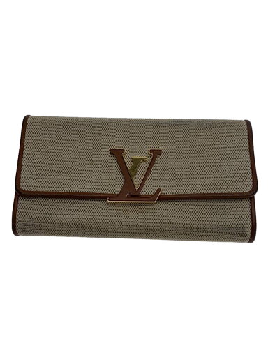 【中古】LOUIS VUITTON◆ポルト・フォイユ・カプシーヌ_BEG/--/BRW/レディース【服飾雑貨他】 【中古】LOUIS VUITTON◆ポルト・フォイユ・カプシーヌ_BEG/--/BRW/レディース【服飾雑貨他】